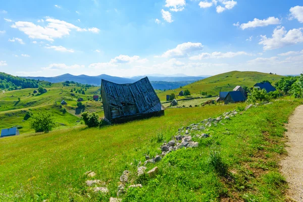 Village in durmitor — Stock Photo, Image