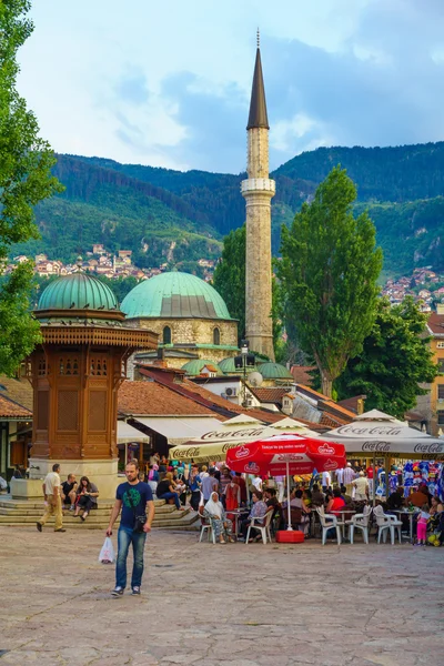 Себиль и улица, Сараево — стоковое фото