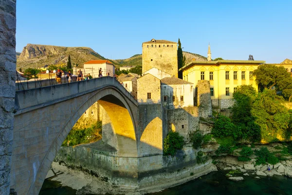 Старе місто та Старого мосту (Stari більшість), Мостар — стокове фото