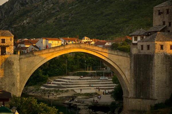 Alte brücke (stari most), mostar — Stockfoto