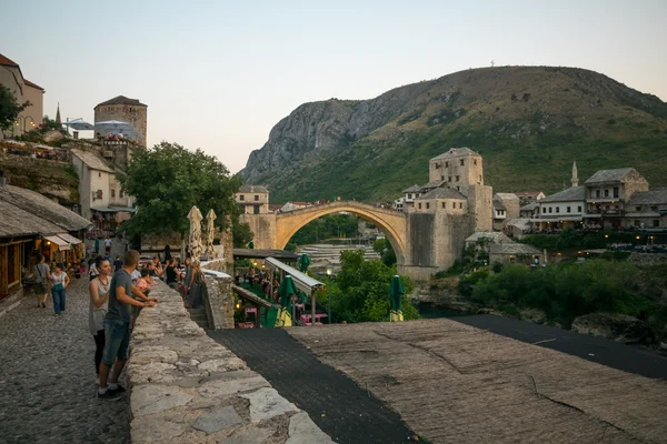 Ciudad Vieja y Puente Viejo (Stari Most), Mostar —  Fotos de Stock