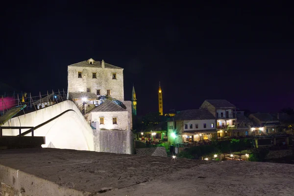 Gamla staden och gamla bron (Stari Most), Mostar — Stockfoto