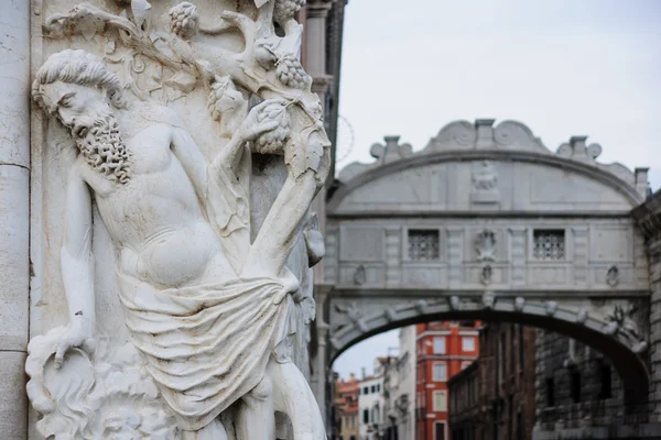 De brug der zuchten, Venetië — Stockfoto