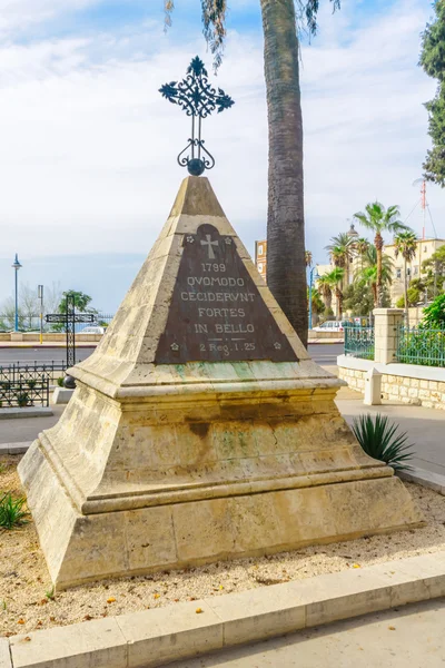 Napoleon soldater Monument, Stella Maris, Haifa — Stockfoto