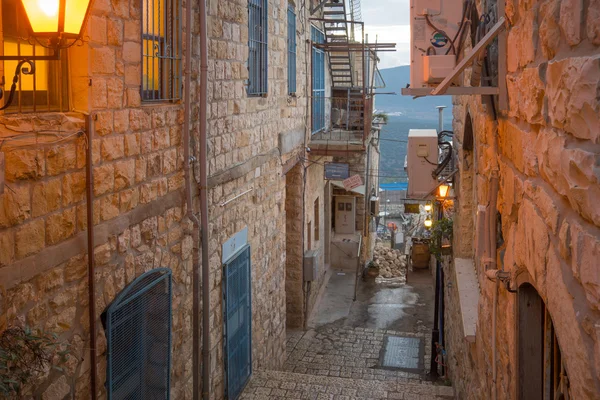 Alley scène, Safed (Tzfat) — Stockfoto