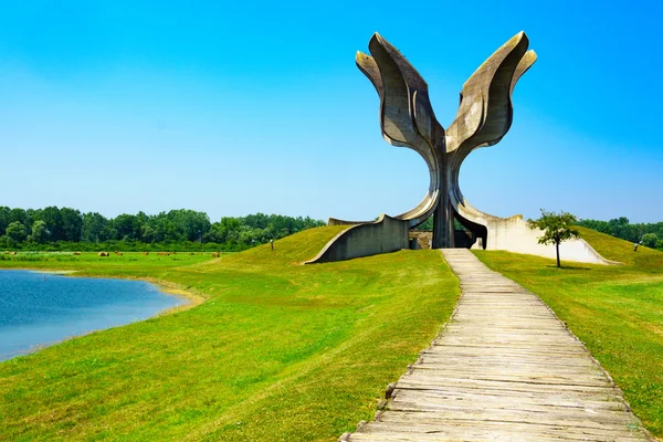 Jasenovac WWII memorial — Stock Photo, Image