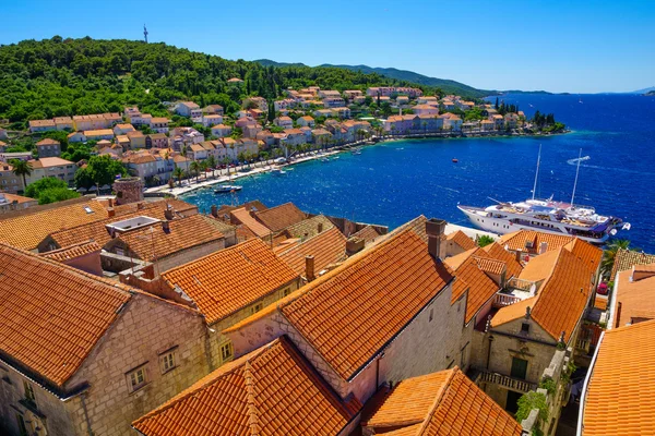 Utsikt, Korcula — Stockfoto