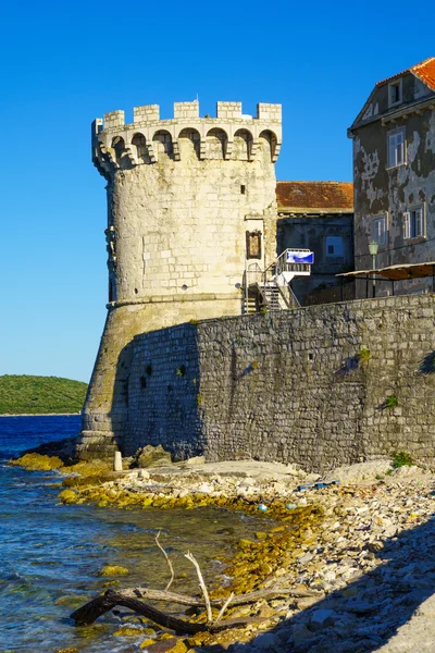 Det Zakerjan tornet, Korcula, Kroatien — Stockfoto