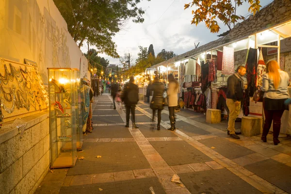 Christmas market scene, Nazareth — Stock Photo, Image