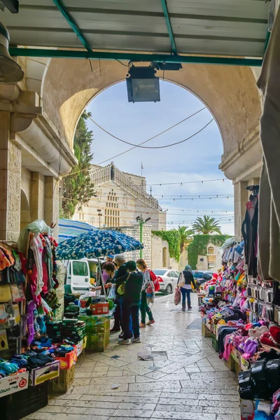 Piaci jelenet, Nazareth — Stock Fotó