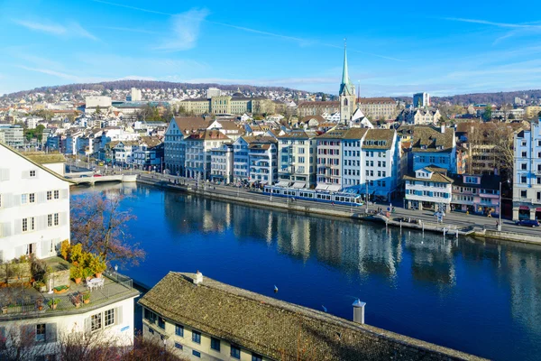 Curyšského Starého města (Altstadt) — Stock fotografie