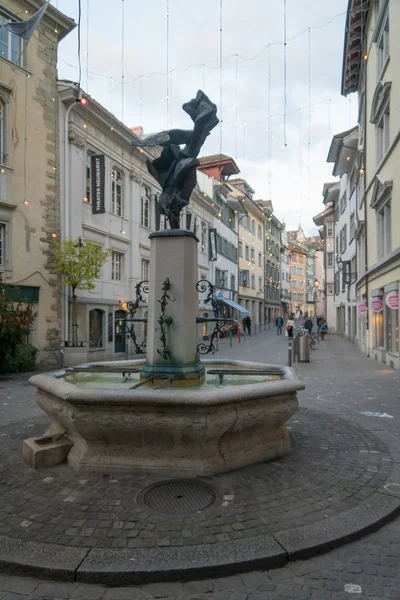 Straatbeeld, Zürich — Stockfoto