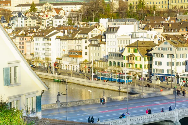 Zurych starego miasta (Altstadt) — Zdjęcie stockowe