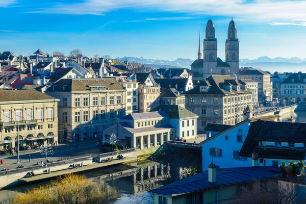 Zurych starego miasta (Altstadt) — Zdjęcie stockowe