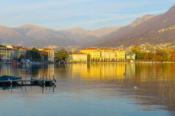 Promenaden, Lugano — Stockfoto