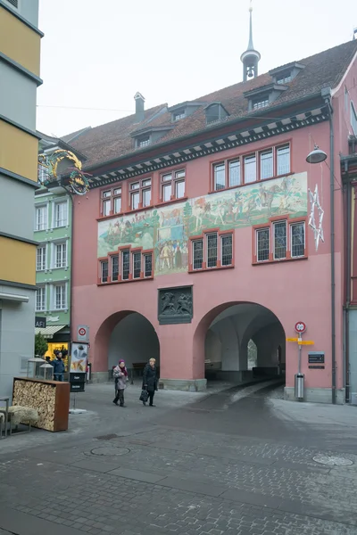 Casas pintadas en Appenzell —  Fotos de Stock