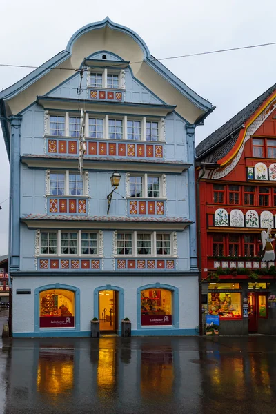 Casas pintadas en Appenzell —  Fotos de Stock