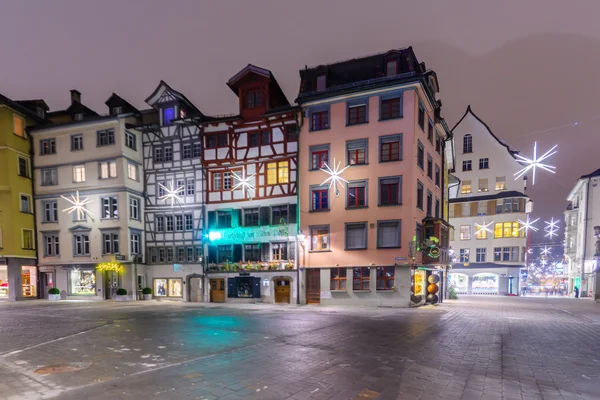 Casas típicas em St. Gallen — Fotografia de Stock