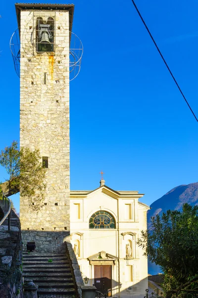 Iglesia en Gandria, cerca de Lugano — Foto de Stock