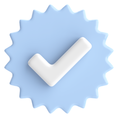 3 boyutlu onay kutusu. İşaretle. 3B illüstrasyon.