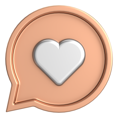 Düğme gibi. İkon gibi. 3B illüstrasyon.