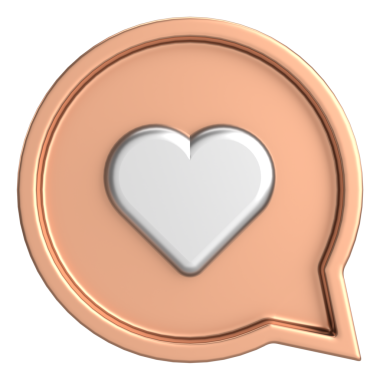 Düğme gibi. İkon gibi. 3B illüstrasyon.