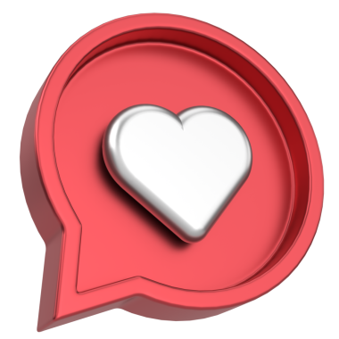 İkon gibi. Düğme gibi. 3B illüstrasyon.