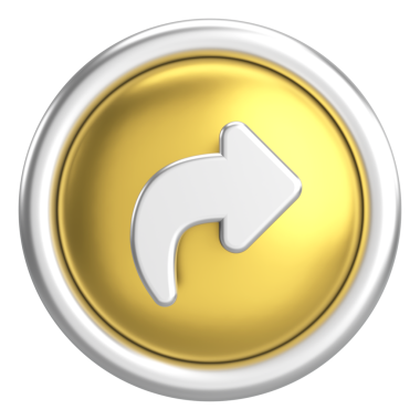 Paylaş düğmesi. Simgeyi paylaş. 3B illüstrasyon.