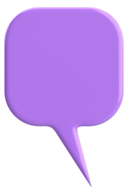 Konuşma balonu. Sohbet balonu. 3B illüstrasyon.