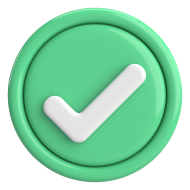 3 boyutlu onay kutusu. İşaretle. 3B illüstrasyon.