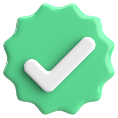 3 boyutlu onay kutusu. İşaretle. 3B illüstrasyon.