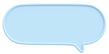 Konuşma balonu. Mesaj kutusu. 3B illüstrasyon.