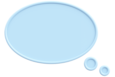 Konuşma balonu. Mesaj kutusu. 3B illüstrasyon.