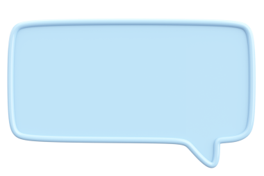 Konuşma balonu. Mesaj kutusu. 3B illüstrasyon.