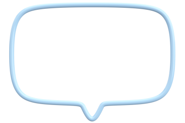 Konuşma balonu. Mesaj kutusu. 3B illüstrasyon.