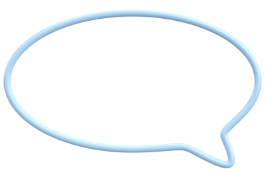 Konuşma balonu. Mesaj kutusu. 3B illüstrasyon.