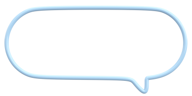 Konuşma balonu. Mesaj kutusu. 3B illüstrasyon.