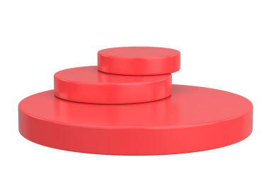 Modern Ürün Podyumu. 3D Arkaplan. 3B illüstrasyon.