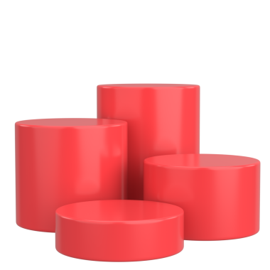 Modern Ürün Podyumu. 3D Arkaplan. 3B illüstrasyon.