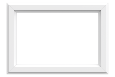 Resim çerçevesi. Manzara çerçevesi. 3B illüstrasyon.