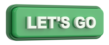 Hadi düğme. Düğmelerimizi ilikleyelim. 3B illüstrasyon.