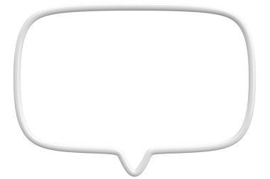 Konuşma balonu. Mesaj kutusu. 3B illüstrasyon.