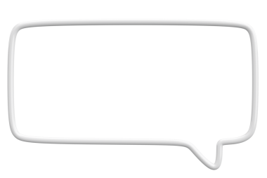 Konuşma balonu. Mesaj kutusu. 3B illüstrasyon.