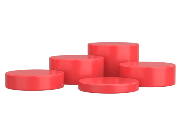 Modern Ürün Podyumu. 3D Arkaplan. 3B illüstrasyon.