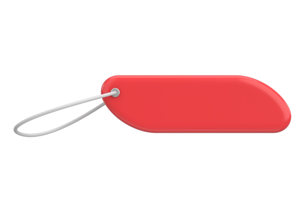 Fiyat etiketi İndirimli etiket. İndirim etiketi. 3B illüstrasyon.