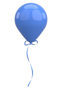 Şenlikli Balon Dekorasyonu. 3B illüstrasyon.