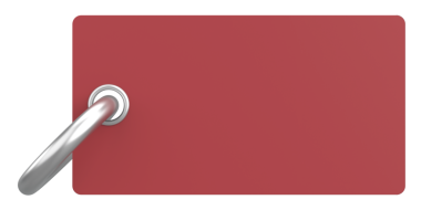 Fiyat etiketi Mesaj kutusu. 3B illüstrasyon.