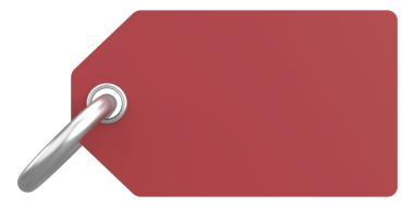 Fiyat etiketi Mesaj kutusu. 3B illüstrasyon.