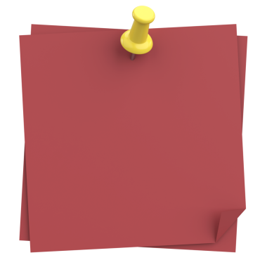 Üç boyutlu not defteri. Yapışkan bir not. 3B illüstrasyon.