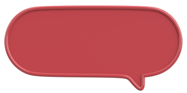 Konuşma balonu. Mesaj kutusu. 3B illüstrasyon.